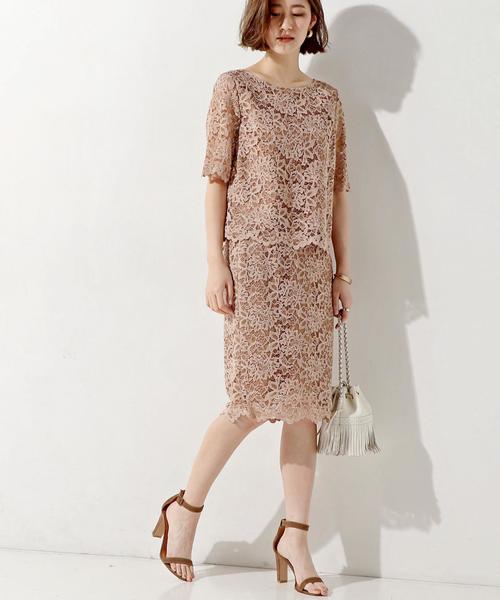 UNITED ARROWS(ユナイテッドアローズ)の「○UBCE コード レース タイト スカート 17SS ◆(スカート・レディース・ターコイズブルー/ネイビー/オフホワイト/ベージュ・34/40/38/36)」の12枚目の写真