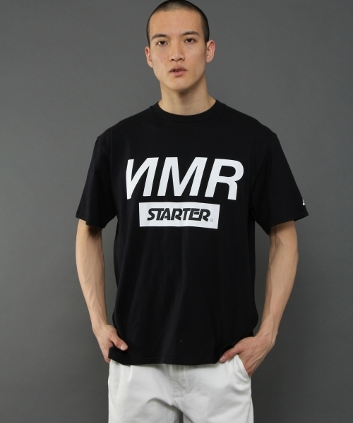niko and...(ニコアンド)の「<NUMERALS>×STARTERロゴプリントTシャツ(Tシャツ/カットソー・メンズ・ブラック/ホワイト・MEDIUM/LARGE)」の2枚目の写真