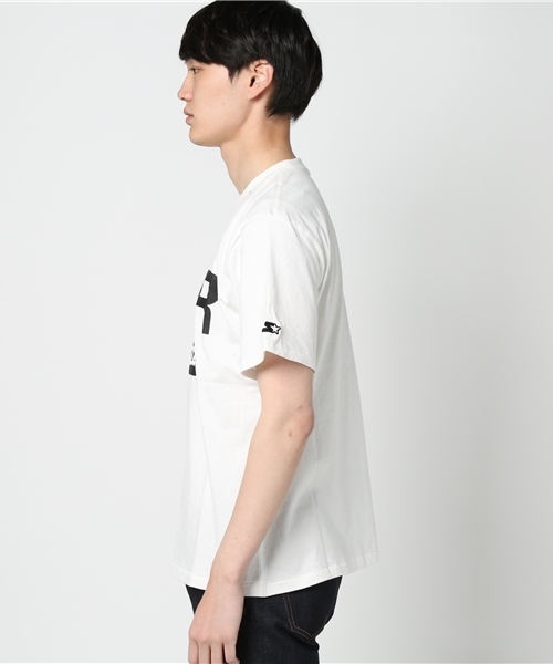 niko and...(ニコアンド)の「<NUMERALS>×STARTERロゴプリントTシャツ(Tシャツ/カットソー・メンズ・ブラック/ホワイト・MEDIUM/LARGE)」の8枚目の写真