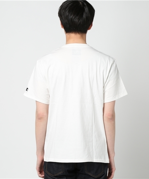 niko and...(ニコアンド)の「<NUMERALS>×STARTERロゴプリントTシャツ(Tシャツ/カットソー・メンズ・ブラック/ホワイト・MEDIUM/LARGE)」の9枚目の写真