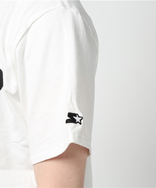 niko and...(ニコアンド)の「<NUMERALS>×STARTERロゴプリントTシャツ(Tシャツ/カットソー・メンズ・ブラック/ホワイト・MEDIUM/LARGE)」の4枚目の写真