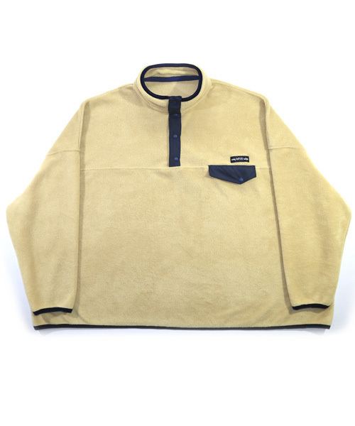 elephant TRIBAL fabrics（エレファントトライバルファブリックス）の「elephant TRIBAL fabrics Wide Snap T（その他トップス・メンズ・ブラック/ベージュ・FREE）」の2枚目の写真