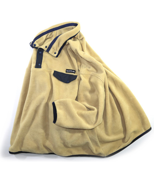 elephant TRIBAL fabrics（エレファントトライバルファブリックス）の「elephant TRIBAL fabrics Wide Snap T（その他トップス・メンズ・ブラック/ベージュ・FREE）」の4枚目の写真