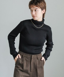select MOCA | カラバリ豊富♪着痩せシンプルリブタートルネックニット(ニット/セーター)