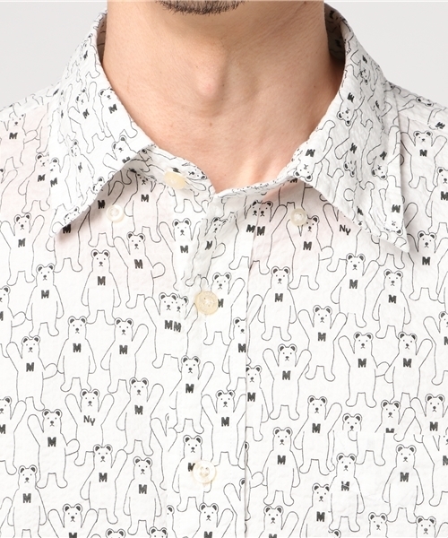 McGREGOR（マックレガー）の「コットンリップルクマプリント半袖シャツ