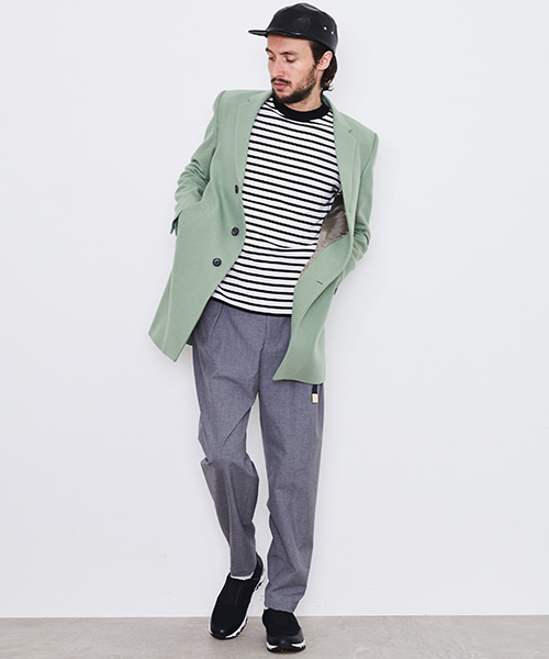 UNITED TOKYO（ユナイテッドトウキョウ）の「メリノメルトンチェスターコート（チェスターコート・メンズ・ブラック/ブラウン/グリーン/ブルー/グレー・3/1/2）」の11枚目の写真