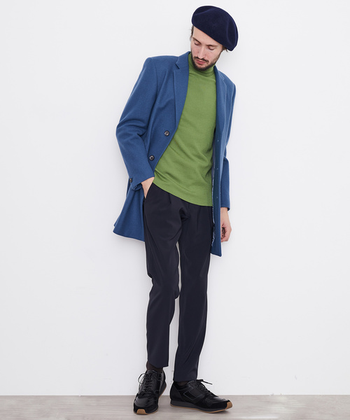 UNITED TOKYO（ユナイテッドトウキョウ）の「メリノメルトンチェスターコート（チェスターコート・メンズ・ブラック/ブラウン/グリーン/ブルー/グレー・3/1/2）」の18枚目の写真