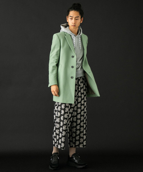 UNITED TOKYO（ユナイテッドトウキョウ）の「メリノメルトンチェスターコート（チェスターコート・メンズ・ブラック/ブラウン/グリーン/ブルー/グレー・3/1/2）」の20枚目の写真