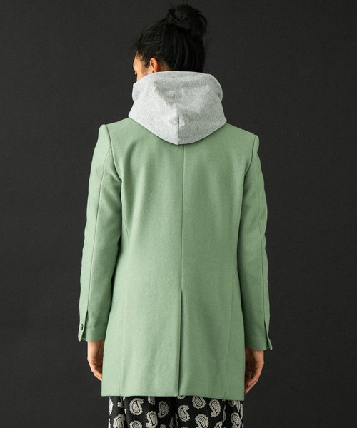 UNITED TOKYO（ユナイテッドトウキョウ）の「メリノメルトンチェスターコート（チェスターコート・メンズ・ブラック/ブラウン/グリーン/ブルー/グレー・3/1/2）」の21枚目の写真