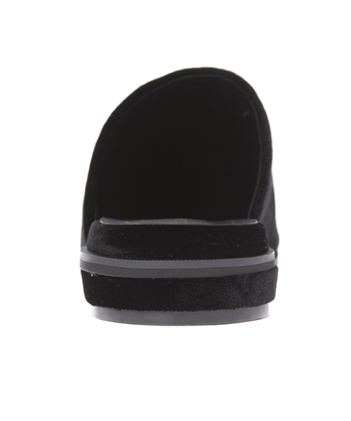 w closet(ダブルクローゼット)の「刺繍ベロアスリッパ(スリッポン・レディース・ピンクベージュ/ブラック/ボルドー/グリーン・L/M)」の10枚目の写真