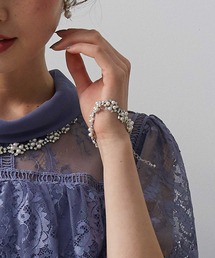 Dorry Doll（ドリードール）の「パール&ビジューライン プリンセスブレスレット（ブレスレット）」