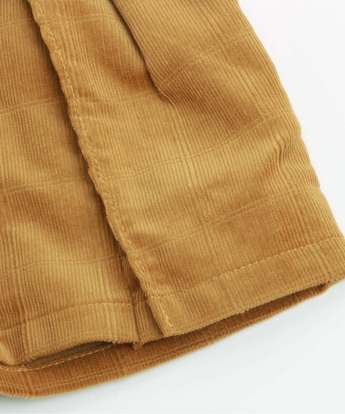 apres les cours(アプレレクール)の「レイヤード風キュロット(その他パンツ・キッズ・ワインレッド/キャメル・90/100/110/120/80/130/140)」の9枚目の写真