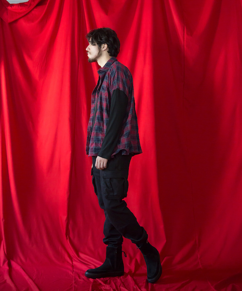 VIRGOwearworks（ヴァルゴウェアワークス）の「GUITARIST DOLMAN SHIRTS（シャツ/ブラウス・メンズ・ブラック/レッド/ブルー・4/2/3）」の6枚目の写真