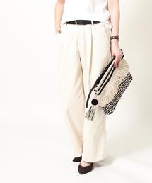 coen | サマーコーデュロイワイドパンツ(その他パンツ)