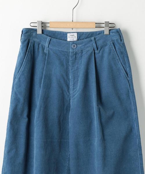 coen（コーエン）の「サマーコーデュロイワイドパンツ（その他パンツ・レディース・オフホワイト/ベージュ/ライム/コバルトブルー・MEDIUM/SMALL/LARGE）」の8枚目の写真