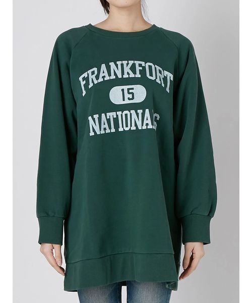 Ungrid（アングリッド）の「ビッグルーズロゴスウェット（スウェット・レディース・ライトグレー/ブラック/グリーン・FREE）」の8枚目の写真