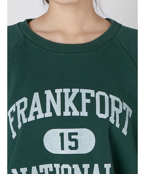 Ungrid（アングリッド）の「ビッグルーズロゴスウェット（スウェット・レディース・ライトグレー/ブラック/グリーン・FREE）」の11枚目の写真