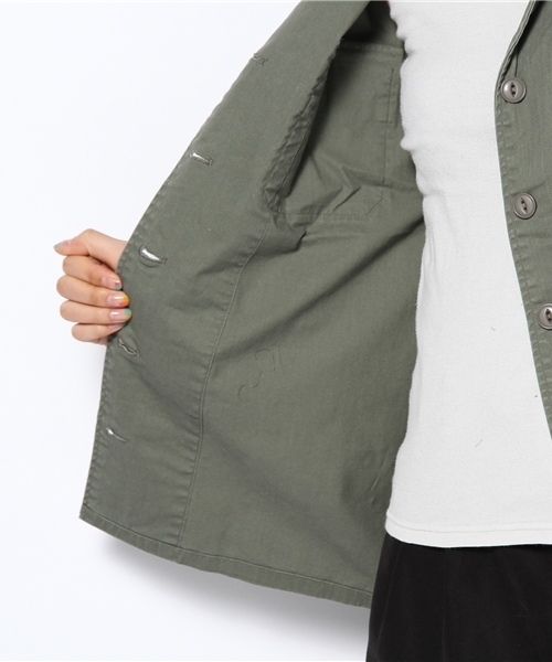 WEGO（ウィゴー）の「ミリタリーLSシャツ（シャツ/ブラウス・レディース・カーキ・FREE）」の11枚目の写真