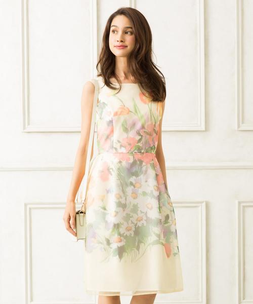 Tocca トッカ の 一部店舗限定カラー有 Drawing Flower ドレス ワンピース Wear