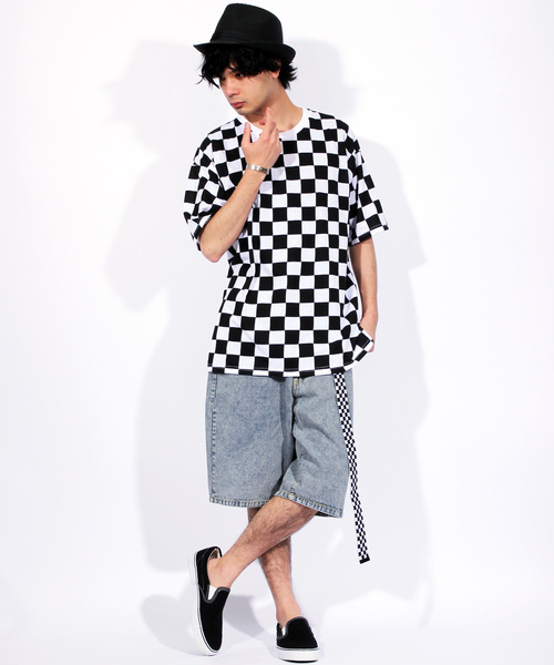 8(eight)(エイト)の「デニム ショートパンツ ベルト付き ハーフパンツ(その他パンツ・メンズ・ホワイト/ブラック/インディゴブルー/ケミカルウォッシュ・MEDIUM/LARGE)」の8枚目の写真