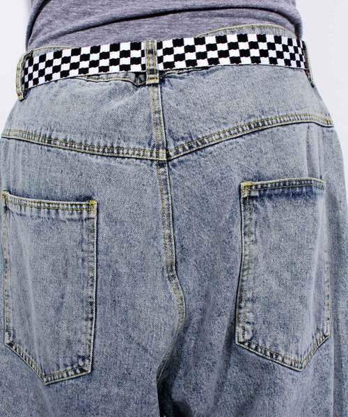 8(eight)(エイト)の「デニム ショートパンツ ベルト付き ハーフパンツ(その他パンツ・メンズ・ホワイト/ブラック/インディゴブルー/ケミカルウォッシュ・MEDIUM/LARGE)」の18枚目の写真