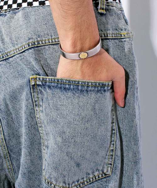 8(eight)(エイト)の「デニム ショートパンツ ベルト付き ハーフパンツ(その他パンツ・メンズ・ホワイト/ブラック/インディゴブルー/ケミカルウォッシュ・MEDIUM/LARGE)」の19枚目の写真