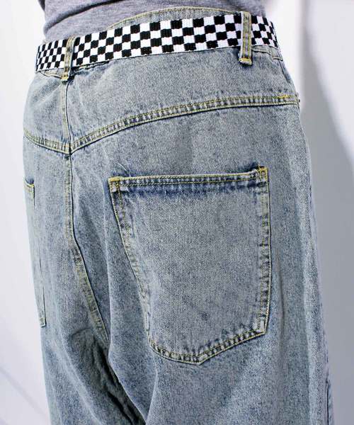 8(eight)(エイト)の「デニム ショートパンツ ベルト付き ハーフパンツ(その他パンツ・メンズ・ホワイト/ブラック/インディゴブルー/ケミカルウォッシュ・MEDIUM/LARGE)」の20枚目の写真