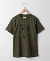 coen | USAコットンベアプリントTシャツ(Tシャツ/カットソー)
