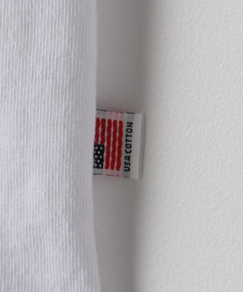 coen（コーエン）の「USAコットンベアプリントTシャツ（Tシャツ/カットソー・メンズ・ホワイト/オリーブ・MEDIUM/X-LARGE/SMALL/LARGE）」の7枚目の写真