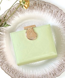 Clelia（クレリア）の「エナメルがま口二つ折りミニ財布（財布）」