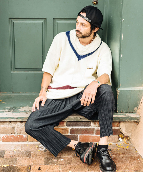 glamb（グラム）の「Pleats easy pants / プリーツイージー