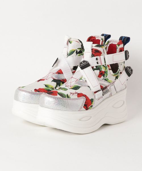 YOSUKE（ヨースケ）の「「YOSUKE/ヨースケ」厚底ベルティッドスニーカー（スニーカー・レディース・ブラック/ライトグリーン/ブラック系その他/ピンク系その他/シルバー系その他・23/24/24.5/23.5/22.5）」の5枚目の写真