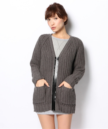 Another Edition | AE RIB ZIP UP CGN(カーディガン/ボレロ)