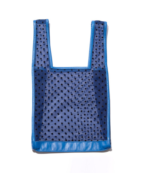 ラドロー メッシュ ハート ドット チュール バッグ ludlow 水玉