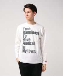 GRANDE.F.P.メッセージプリント長袖Tシャツ