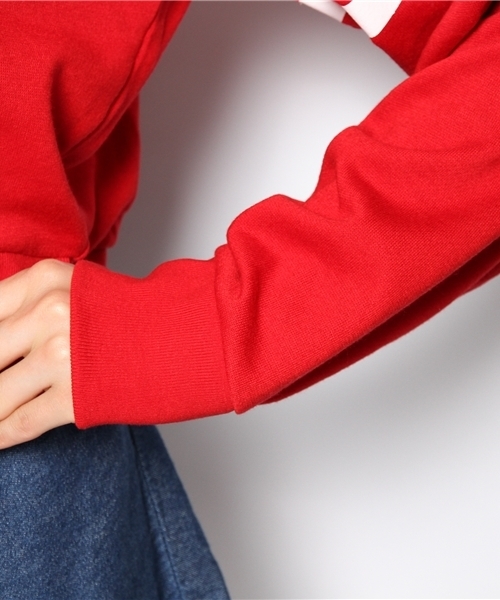 WEGO（ウィゴー）の「WEGO/98ナンバースウェット（スウェット・レディース・オフホワイト/ブラック/ダークグリーン/レッド・FREE）」の6枚目の写真