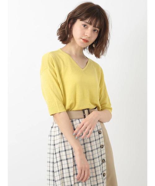 YECCA VECCA(イェッカヴェッカ)の「・チェック柄MIXボタンスカート ●(スカート・レディース・グレー/アイボリー・FREE)」の5枚目の写真