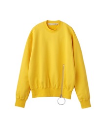 SWEAT ZIPPED PULLOVER SHIRT
