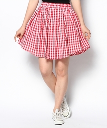 WEGO | WEGO/ギンガムチェックミドルスカート(スカート)