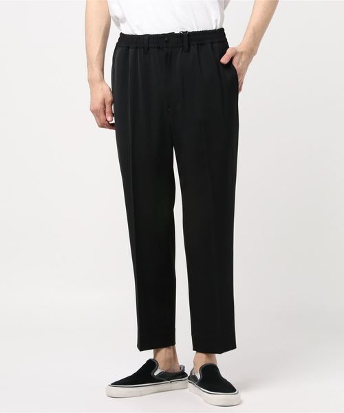 iroquois◆17SS/NOIE STRIPE/スラックスパンツ/2/BLK/ストライプ Iroquois（イロコイ）の「Iroquois別注ノイエ（スラックス）」 - WEAR