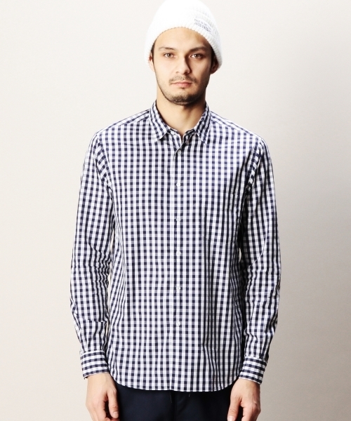 BEAUTY&YOUTH UNITED ARROWS（ビューティーアンドユースユナイテッドアローズ）の「BY ブルー/パターン レギュラーカラー シャツ◆（シャツ/ブラウス・メンズ・その他2/その他1・X-LARGE/MEDIUM/SMALL/X-SMALL/LARGE）」の7枚目の写真