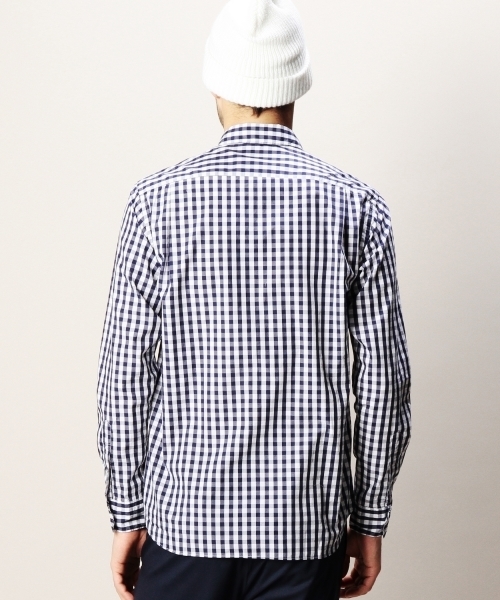 BEAUTY&YOUTH UNITED ARROWS（ビューティーアンドユースユナイテッドアローズ）の「BY ブルー/パターン レギュラーカラー シャツ◆（シャツ/ブラウス・メンズ・その他2/その他1・X-LARGE/MEDIUM/SMALL/X-SMALL/LARGE）」の8枚目の写真