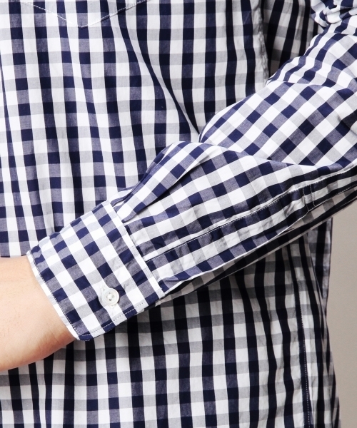 BEAUTY&YOUTH UNITED ARROWS（ビューティーアンドユースユナイテッドアローズ）の「BY ブルー/パターン レギュラーカラー シャツ◆（シャツ/ブラウス・メンズ・その他2/その他1・X-LARGE/MEDIUM/SMALL/X-SMALL/LARGE）」の10枚目の写真