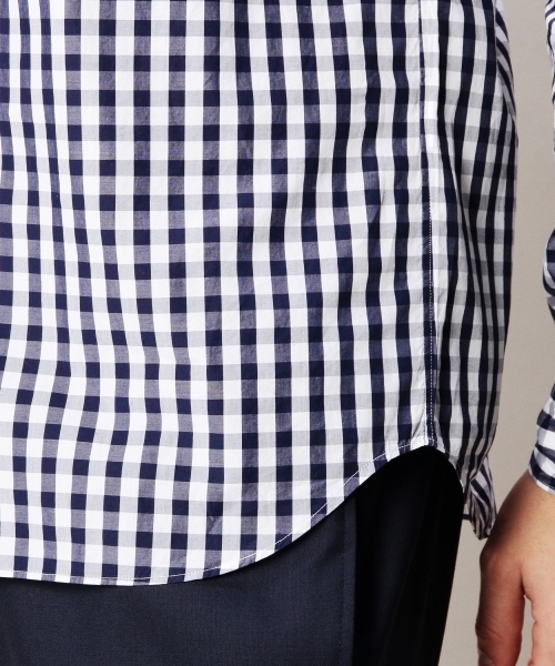 BEAUTY&YOUTH UNITED ARROWS（ビューティーアンドユースユナイテッドアローズ）の「BY ブルー/パターン レギュラーカラー シャツ◆（シャツ/ブラウス・メンズ・その他2/その他1・X-LARGE/MEDIUM/SMALL/X-SMALL/LARGE）」の3枚目の写真