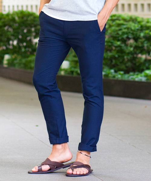 BEAUTY&YOUTH UNITED ARROWS（ビューティーアンドユースユナイテッドアローズ）の「by T/R ノープリーツ スキニー パンツ◆（スラックス・メンズ・ネイビー/その他1/グレー・LARGE/MEDIUM/SMALL/X-LARGE）」の2枚目の写真