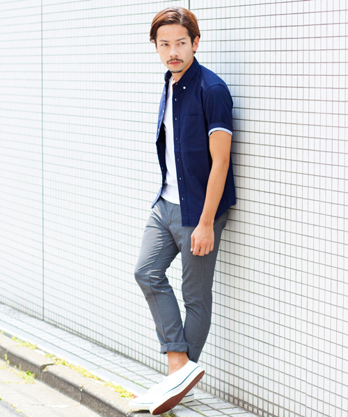 BEAUTY&YOUTH UNITED ARROWS（ビューティーアンドユースユナイテッドアローズ）の「by T/R ノープリーツ スキニー パンツ◆（スラックス・メンズ・ネイビー/その他1/グレー・LARGE/MEDIUM/SMALL/X-LARGE）」の16枚目の写真