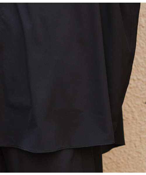 JUNRED（ジュンレッド）の「【AIR DRY/エアードライ】ビッグシャツ（シャツ/ブラウス・メンズ・ブラック/ライトグレー/ダークブラウン/ネイビー・M/L）」の10枚目の写真