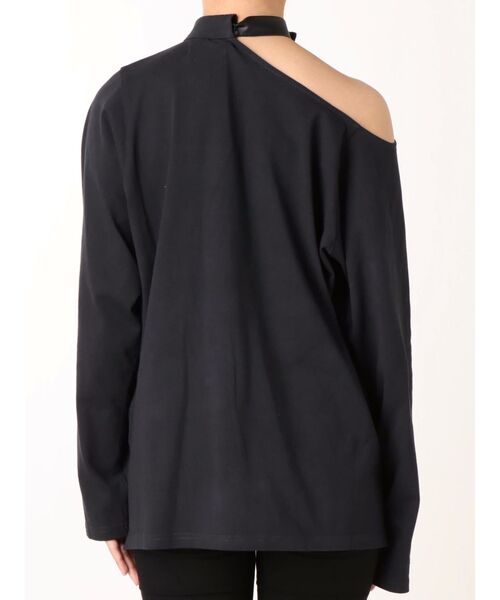 jouetie（ジュエティ）の「グランジチョーカーロンT（Tシャツ/カットソー・レディース・ブラック/パープル/オフホワイト・MEDIUM）」の6枚目の写真