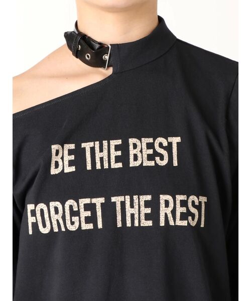 jouetie（ジュエティ）の「グランジチョーカーロンT（Tシャツ/カットソー・レディース・ブラック/パープル/オフホワイト・MEDIUM）」の7枚目の写真