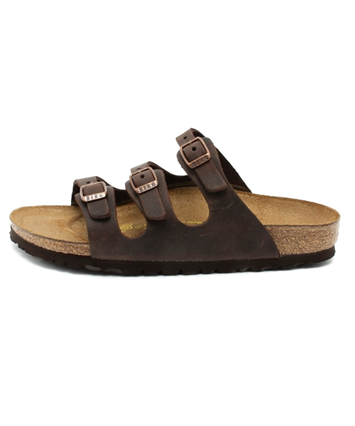 BIRKENSTOCK（ビルケンシュトック）の「【レザーサンダル】FLORIDA/フロリダ ナチュラルレザー　ハバナダークブラウン（WOMEN）（サンダル・レディース・ダークブラウン・39/38/36/37/35）」の2枚目の写真
